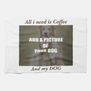 Linge De Cuisine Café et mon Oreiller de chien