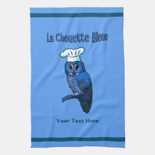 Linge De Cuisine Café La Chouette Bleue