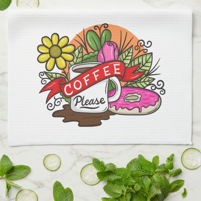 Linge De Cuisine Café S'Il Vous Plaît (Plié)