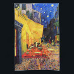 Linge De Cuisine Café Terrasse Place du Forum Van Gogh Art<br><div class="desc">Le Café Terrasse Place du Forum, Vincent van Gogh, Arles Septembre 1888. Le tableau est actuellement au musée Kröller-Müller à Otterlo, Pays-Bas. Vincent Willem van Gogh (30 mars 1853 - 29 juillet 1890) était un artiste postimpressionniste néerlandais. Certains de ses tableaux sont aujourd'hui parmi les oeuvres d'art les plus connues,...</div>
