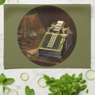 Linge De Cuisine Calculatrice comptable Comptometer Entreprise Vint