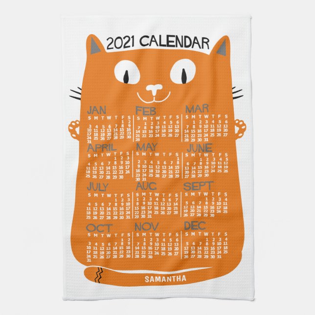 Linge De Cuisine Calendrier 2021 (Voir la description pour la nouve (Vertical)