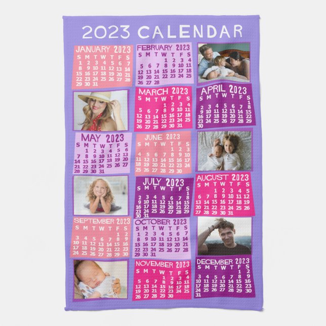 Linge De Cuisine Calendrier 2023 (Voir la description pour la versi (Vertical)