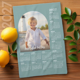 Linge De Cuisine Calendrier 2027 avec photo - Arche moderne