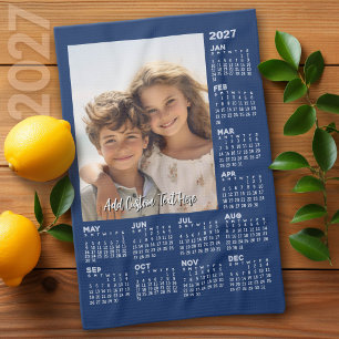 Linge De Cuisine Calendrier 2027 avec photo - Moderne