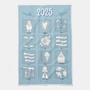 Linge De Cuisine Calendrier amusant 2025