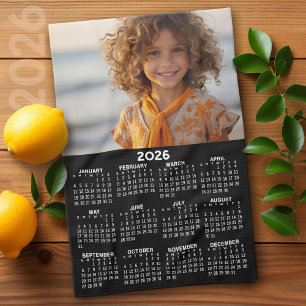 Linge De Cuisine Calendrier avec photo Pleine année Voir moderne Mi