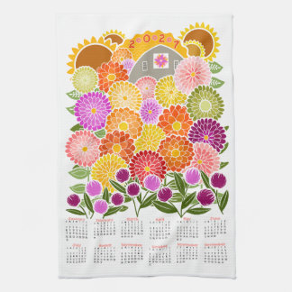 Linge De Cuisine Calendrier de jour ensoleillé