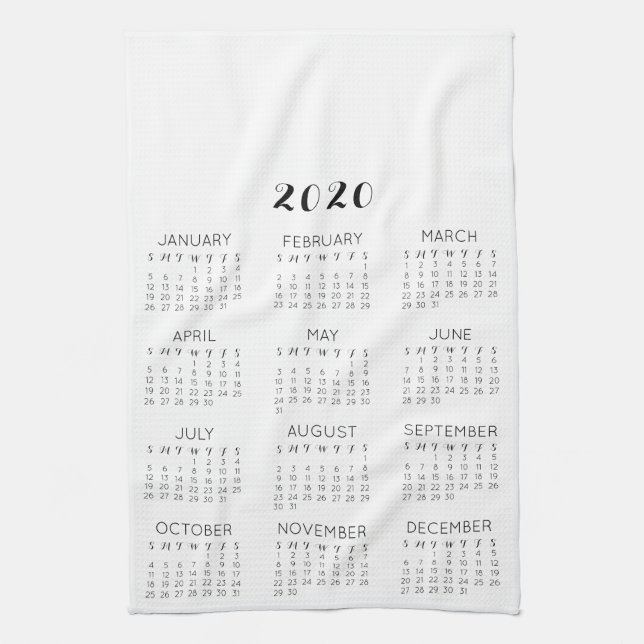 Linge De Cuisine Calendrier do-it-yourself de photo personnalisé (Vertical)