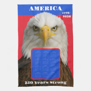 Linge De Cuisine Calendrier Eagle 2026 - 250e anniversaire de l'Amé