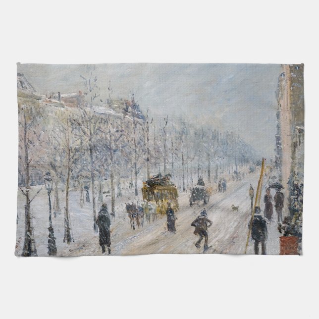 Linge De Cuisine Camille Pissarro - Boulevards extérieurs, Effet Ne (Horizontal)