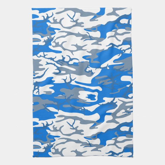 Linge De Cuisine Camion bleu eau glacée (Vertical)