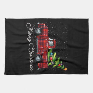 Linge De Cuisine Camion de ramassage de Buffalo Rouge avec char de