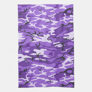 Linge De Cuisine Camo violet