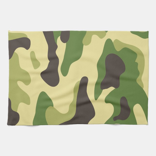 Linge De Cuisine Camouflage (Horizontal)