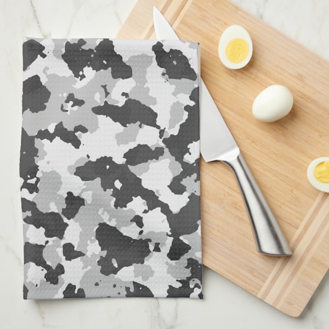 Linge De Cuisine camouflage (Quart Plié)