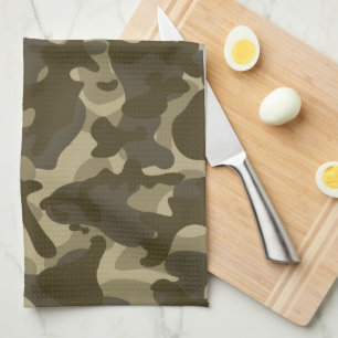 Linge De Cuisine Camouflage central