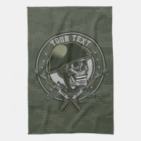 Camouflage Militaire Personnalisé Crâne de Soldat 