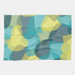 Linge De Cuisine Camouflage, moderne, cool, tendance, géométrique u