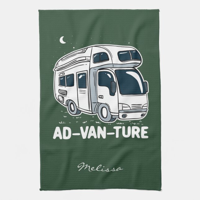 Linge De Cuisine Camper Van Camping Adventure (Vertical)