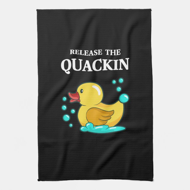 Linge De Cuisine Canard - Relâchez Le Quackin (Vertical)