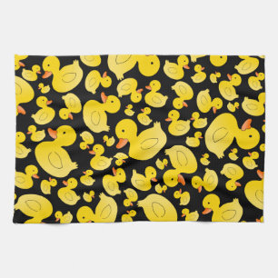 Linge De Cuisine Canards en caoutchouc noirs mignons