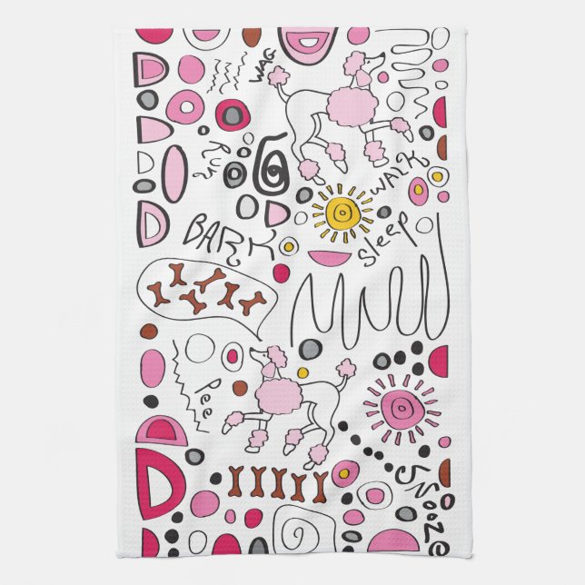 LINGE DE CUISINE CANICHE (Vertical)