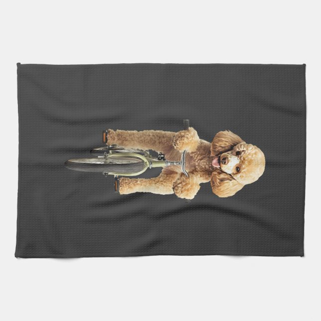 Linge De Cuisine Caniche  (Horizontal)