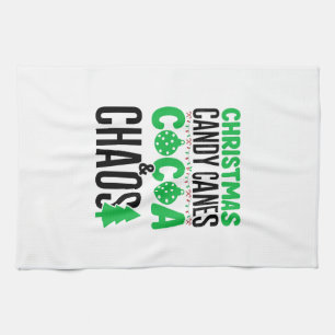 Linge De Cuisine Canne de Noël au Cacao Chaos Design