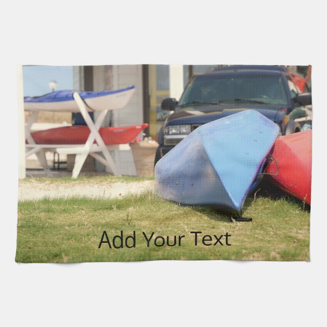 Linge De Cuisine Canoe and Kayaks par Shirley Taylor (Horizontal)