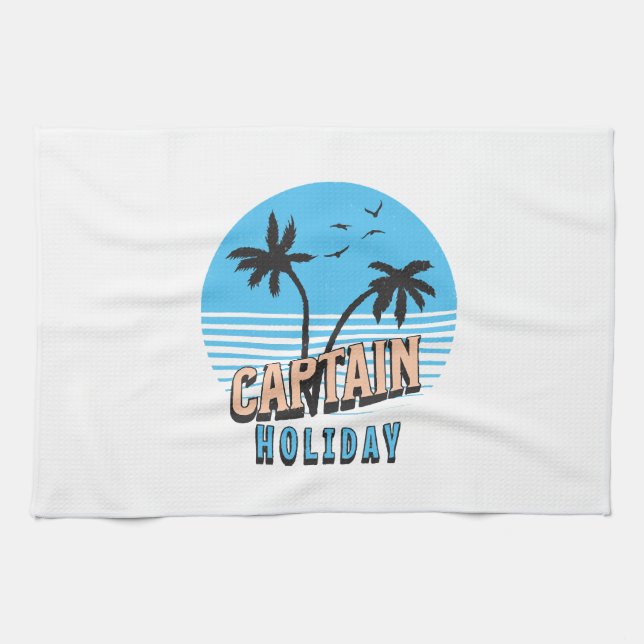 Linge De Cuisine Capitaine Holiday (Horizontal)