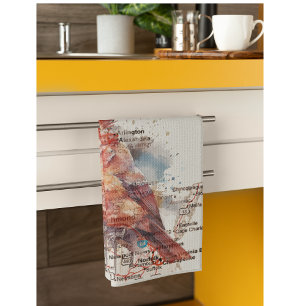 Linge De Cuisine Cardinal sur Virginia Road Map