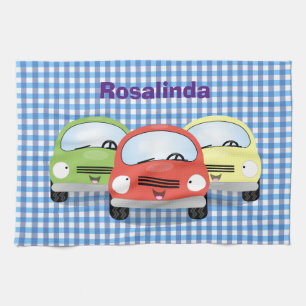 Linge De Cuisine Caricature de voitures Cute kawaii