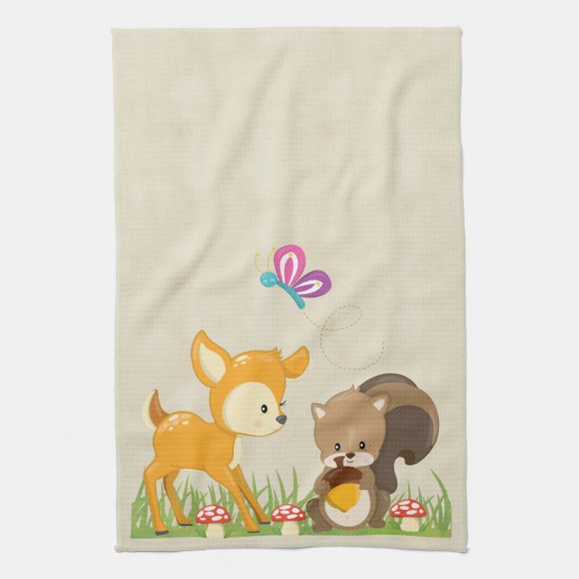 Linge De Cuisine Caricature en bois mignon (Vertical)