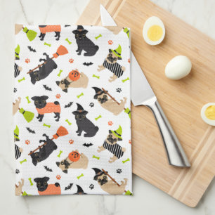 Linge De Cuisine Carlin Halloween