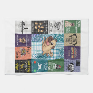 Linge De Cuisine Carlin vintage Lover cadeau, Idea Carlin propriéta