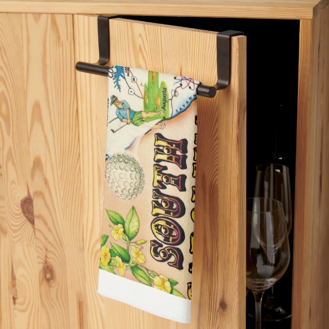 Linge De Cuisine Caroline du Sud  (Pliage en tiers)