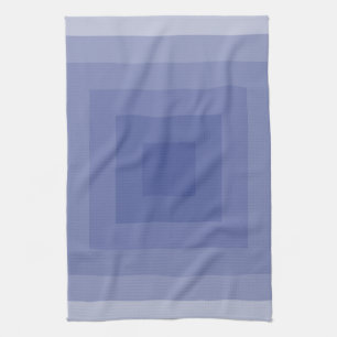 Linge De Cuisine Carré Géométrique Violet Bleuté