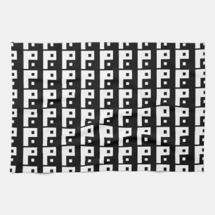 Linge De Cuisine Carré Yin Yang