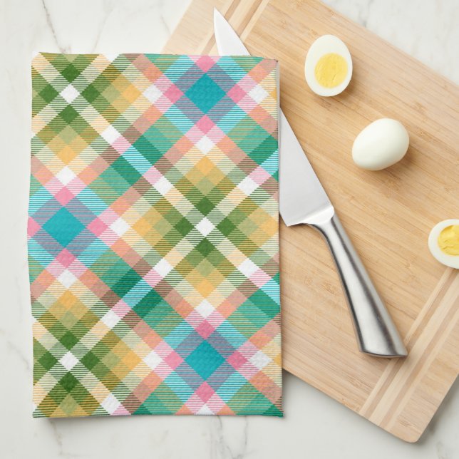 Linge De Cuisine Carreaux (Quart Plié)