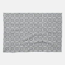 Carrelage de style espagnol noir et blanc