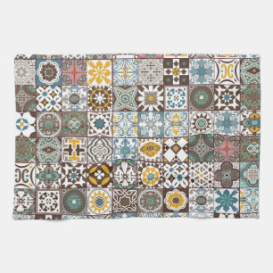 Linge De Cuisine Carrelage marocain coloré