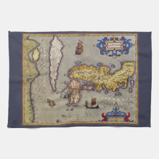 Linge De Cuisine Carte antique du Japon par Mercator et Hondius