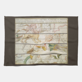 Linge De Cuisine Carte céleste vintage, Astronomie par John Seller