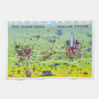 Linge De Cuisine Carte de Dallas Fort Worth