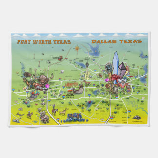 Linge De Cuisine Carte de Dallas Fort Worth