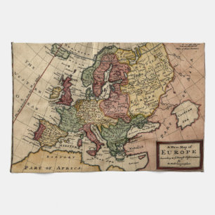 Linge De Cuisine Carte de l'antiquaire 1721 de l'Europe par la