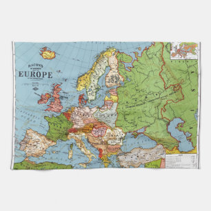 Linge De Cuisine Carte de l'Europe