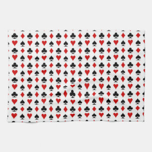 Linge De Cuisine carte de poker symbole texture motif diamants spad