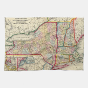 Linge De Cuisine Carte du comté des états de New York